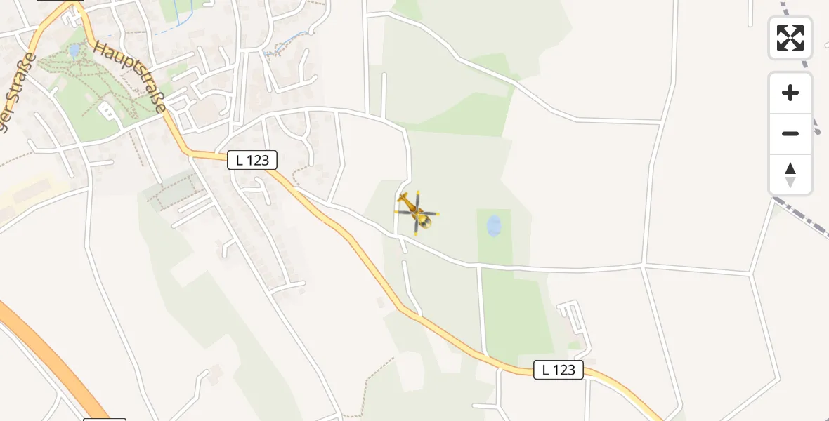 Flugroute Rettungshubschrauber Saffig - Saffig, 18 Mai 2026, 17:02