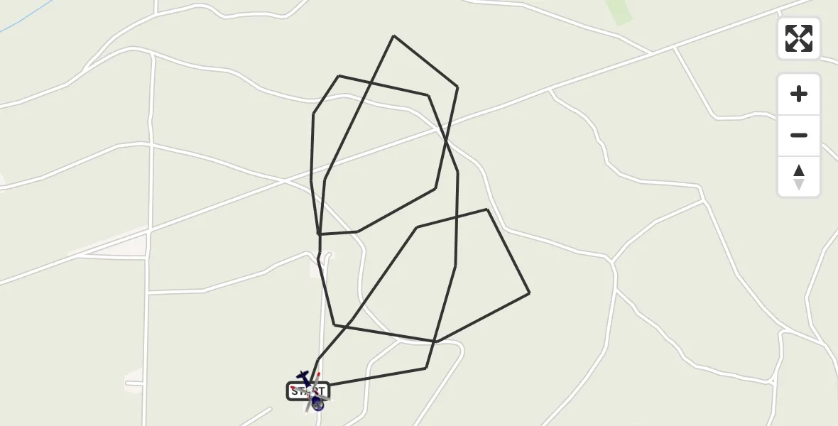 Flugroute Polizeihubschrauber Haiger - Haiger, 19 Mai 2026, 08:22