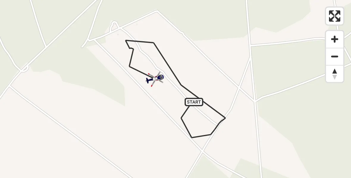 Flugroute Polizeihubschrauber Möckern - Möckern, 19 Mai 2026, 08:22