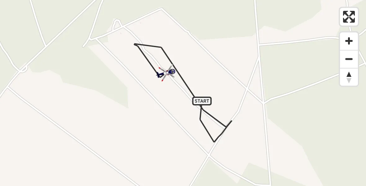 Flugroute Polizeihubschrauber Möckern - Möckern, 19 Mai 2026, 08:39