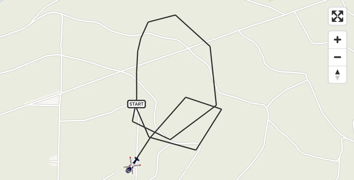 Flugroute Polizeihubschrauber Haiger - Haiger, 19 Mai 2026, 08:43