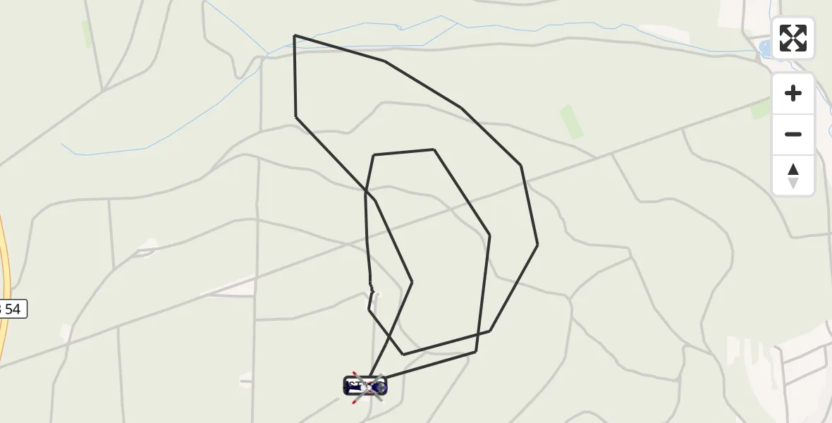 Flugroute Polizeihubschrauber Haiger - Haiger, 19 Mai 2026, 08:53