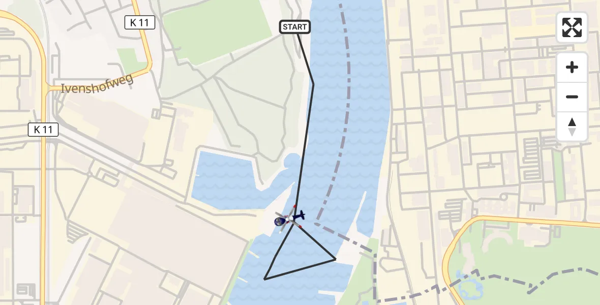 Flugroute Polizeihubschrauber Köln - Köln, 19 Mai 2026, 09:22
