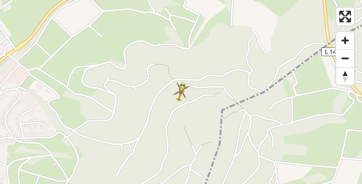 Flugroute Rettungshubschrauber Dreis - Dreis, 19 Mai 2026, 10:08
