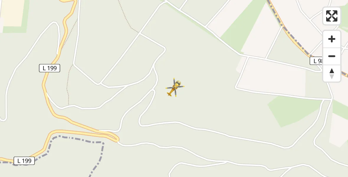 Flugroute Rettungshubschrauber Grenderich - Grenderich, 19 Mai 2026, 10:45