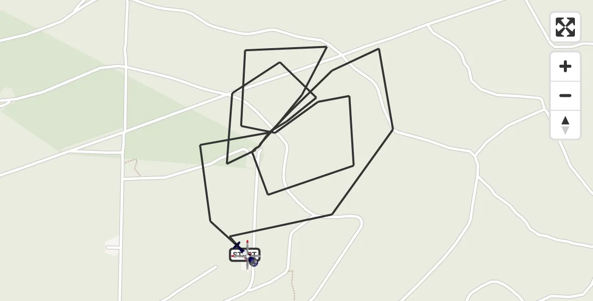 Flugroute Polizeihubschrauber Haiger - Haiger, 19 Mai 2026, 11:00