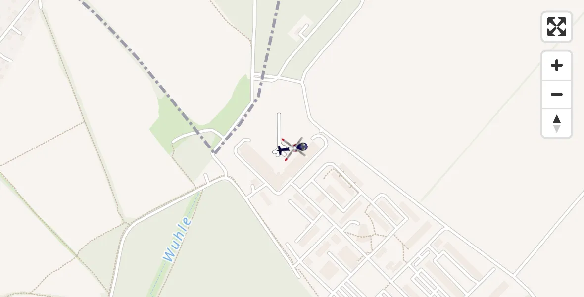 Flugroute Polizeihubschrauber Ahrensfelde Hubschrauberlandeplatz - Ahrensfelde Hubschrauberlandeplatz, 19 Mai 2026, 20:49