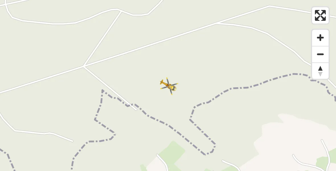 Flugroute Rettungshubschrauber Burgwindheim - Burgwindheim, 20 Mai 2026, 06:50