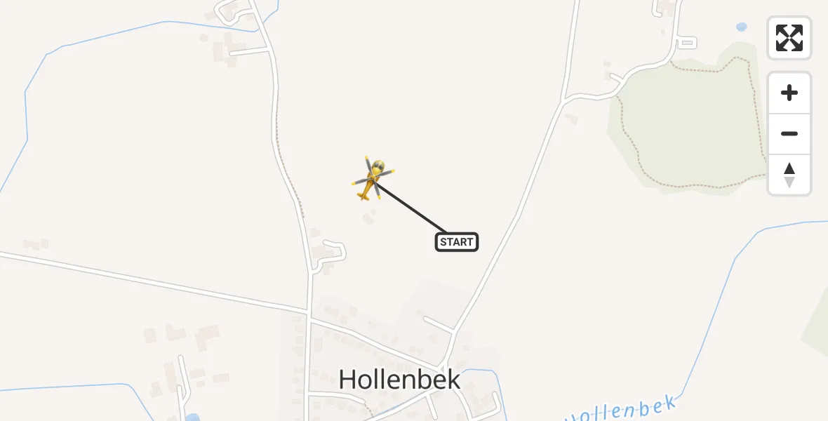 Flugroute Rettungshubschrauber Rendswühren - Rendswühren, 20 Mai 2026, 07:52