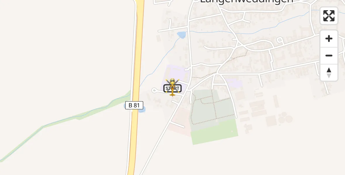 Flugroute Rettungshubschrauber Sülzetal - Sülzetal, 20 Mai 2026, 08:43