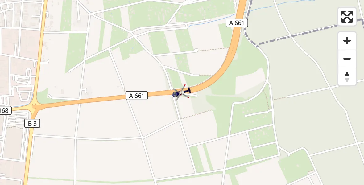 Flugroute Polizeihubschrauber Egelsbach - Egelsbach, 20 Mai 2026, 10:59