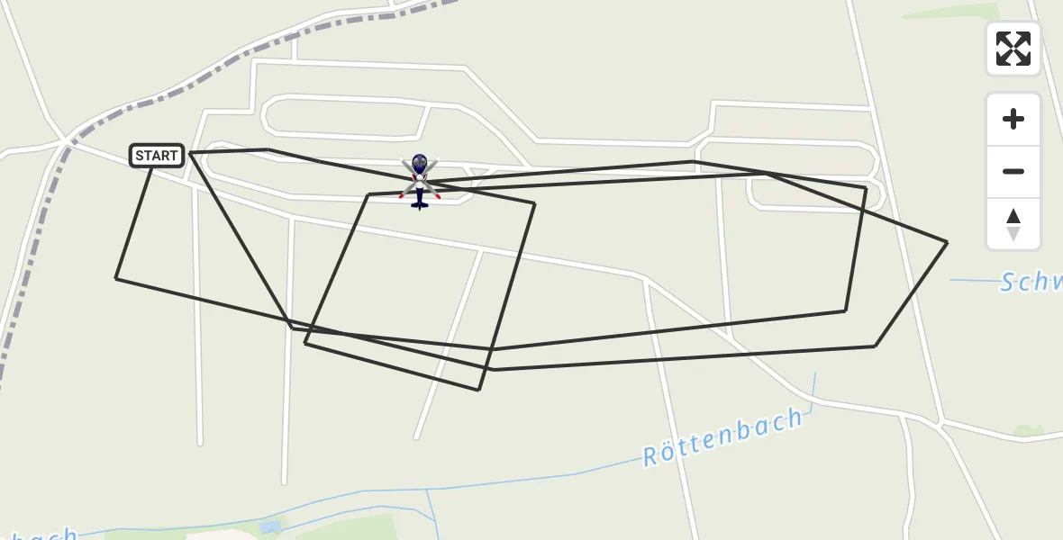 Flugroute Polizeihubschrauber Heideck - Heideck, 20 Mai 2026, 11:53