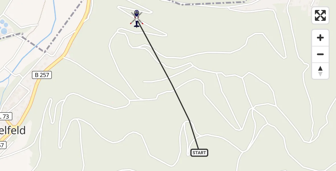 Flugroute Polizeihubschrauber Dümpelfeld - Dümpelfeld, 20 Mai 2026, 12:09