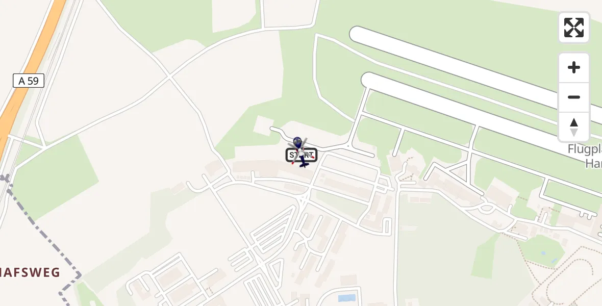 Flugroute Polizeihubschrauber Sankt Augustin - Sankt Augustin, 20 Mai 2026, 12:59