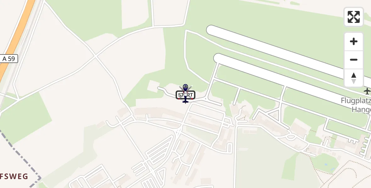 Flugroute Polizeihubschrauber Sankt Augustin - Sankt Augustin, 20 Mai 2026, 13:29