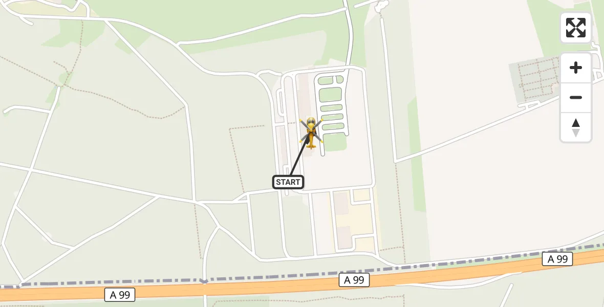 Flugroute Rettungshubschrauber Oberschleißheim - Oberschleißheim, 21 Mai 2026, 08:47