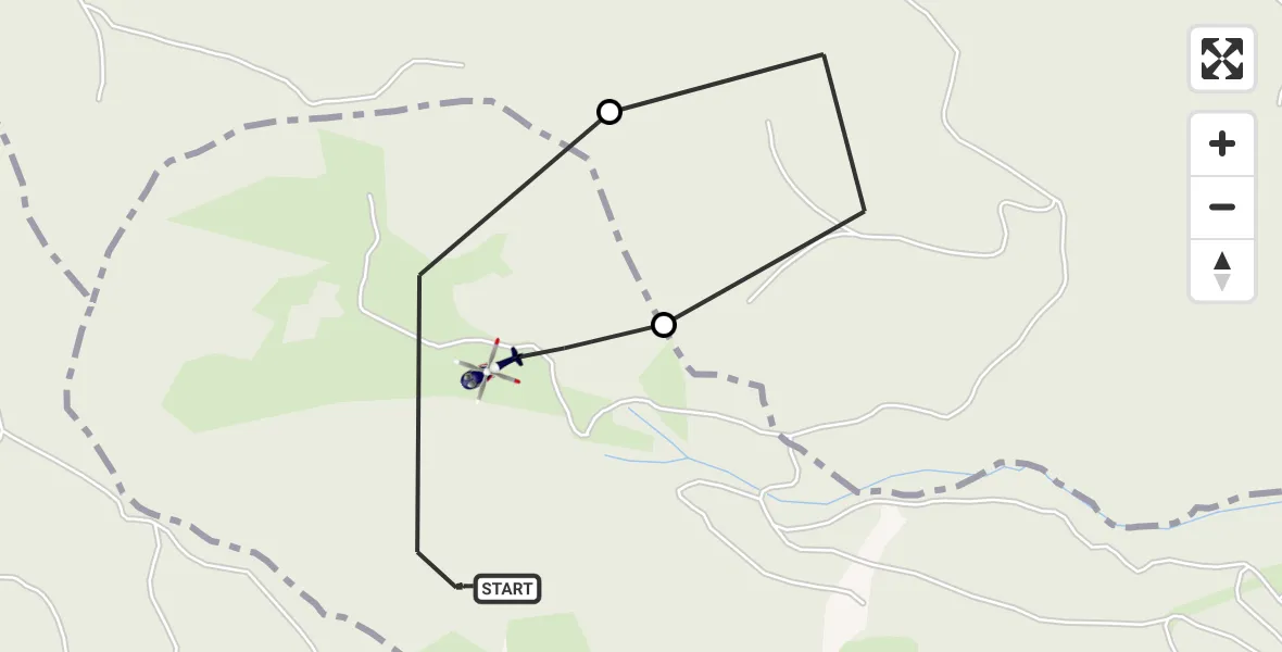 Flugroute Polizeihubschrauber Piding - Piding, 21 Mai 2026, 11:56