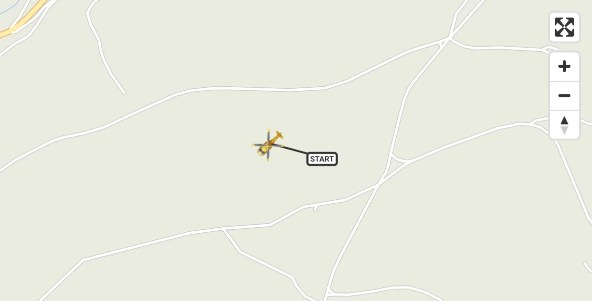 Flugroute Rettungshubschrauber Bischofsgrüner Forst - Bischofsgrüner Forst, 21 Mai 2026, 14:23
