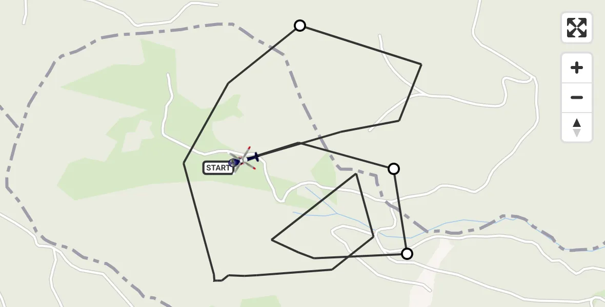 Flugroute Polizeihubschrauber Piding - Piding, 21 Mai 2026, 14:31