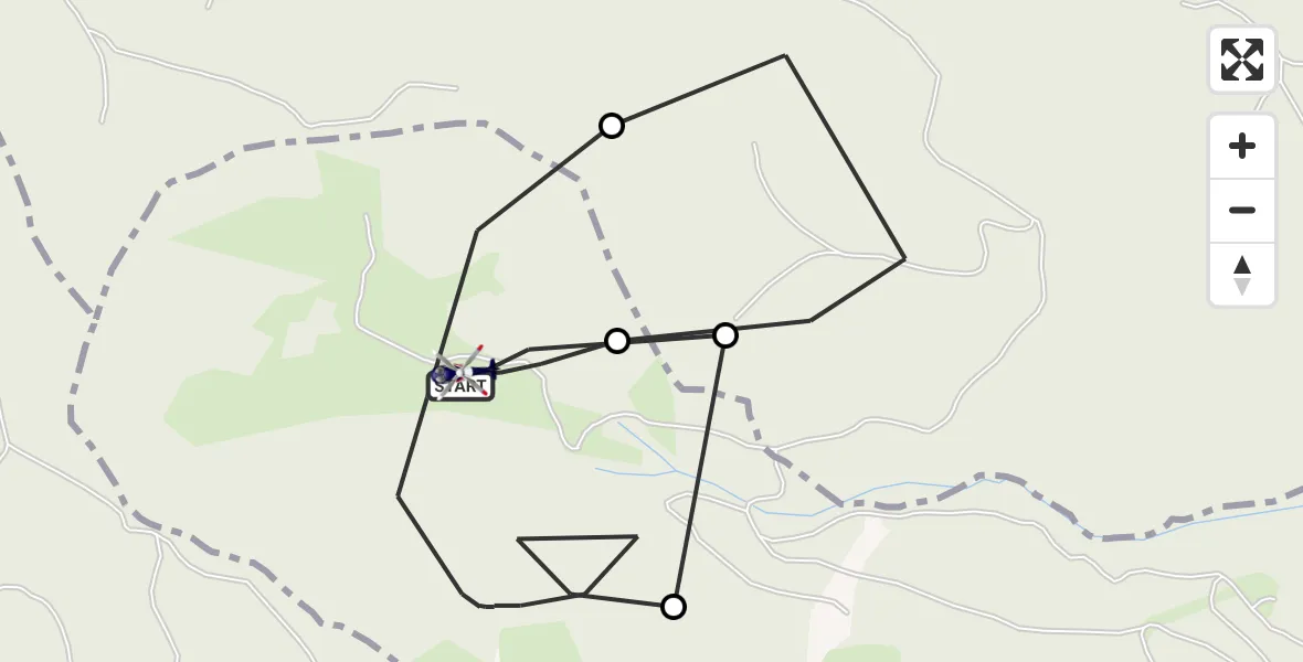 Flugroute Polizeihubschrauber Piding - Piding, 21 Mai 2026, 14:41