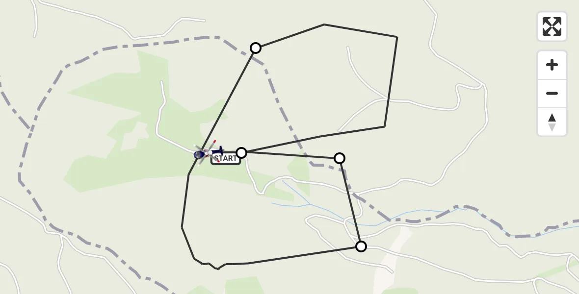 Flugroute Polizeihubschrauber Piding - Piding, 21 Mai 2026, 15:02
