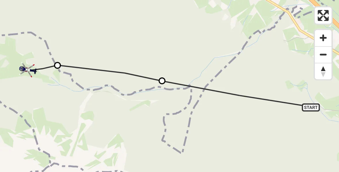 Flugroute Polizeihubschrauber Piding - Piding, 21 Mai 2026, 15:54