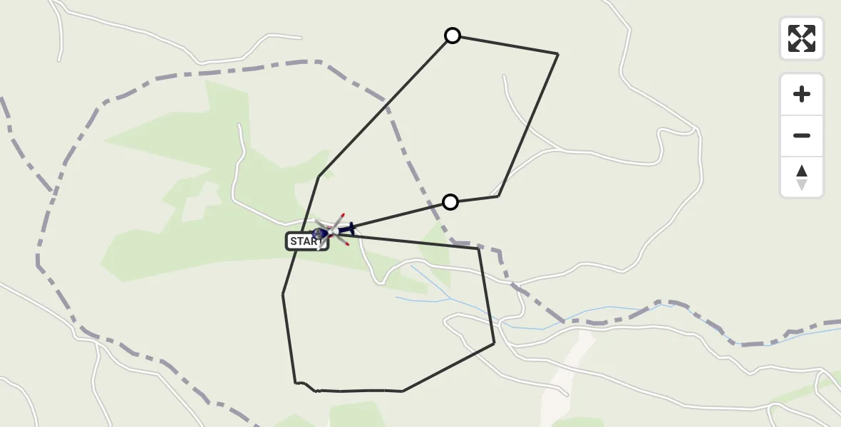 Flugroute Polizeihubschrauber Piding - Piding, 21 Mai 2026, 16:00