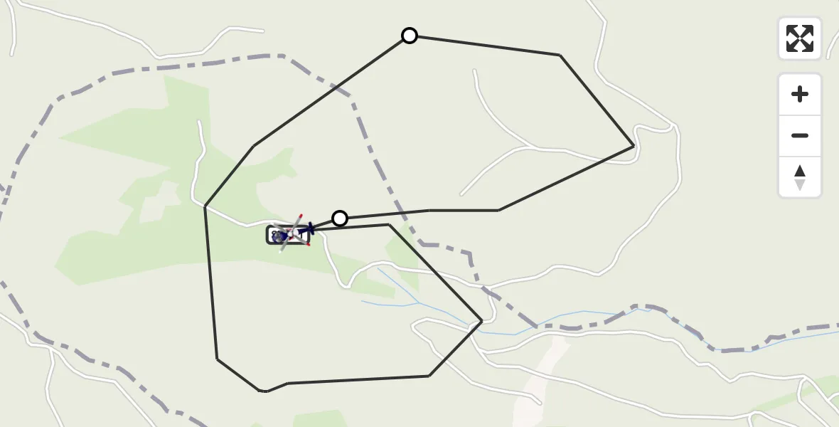 Flugroute Polizeihubschrauber Piding - Piding, 21 Mai 2026, 16:21