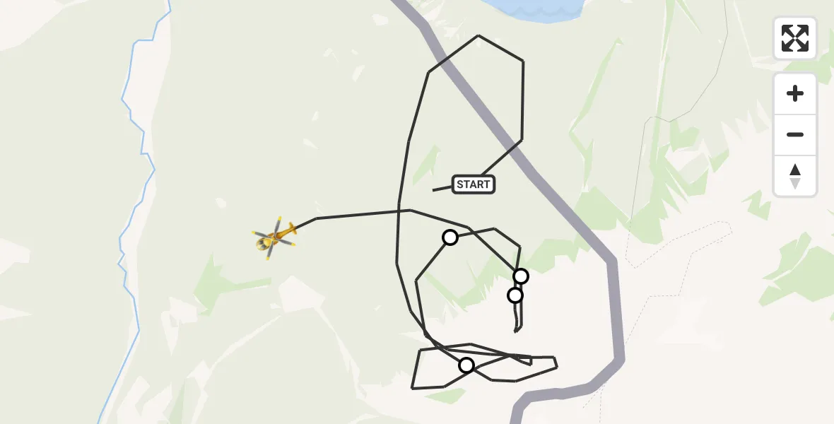 Flugroute Rettungshubschrauber Grainau - Grainau, 22 Mai 2026, 02:05