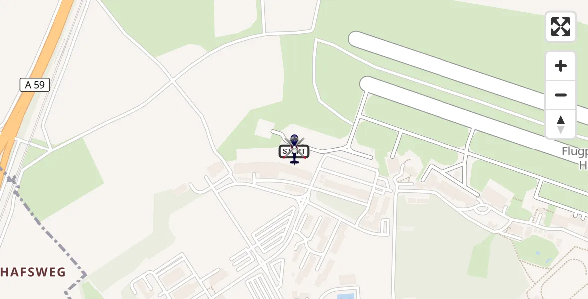 Flugroute Polizeihubschrauber Sankt Augustin - Sankt Augustin, 22 Mai 2026, 06:12