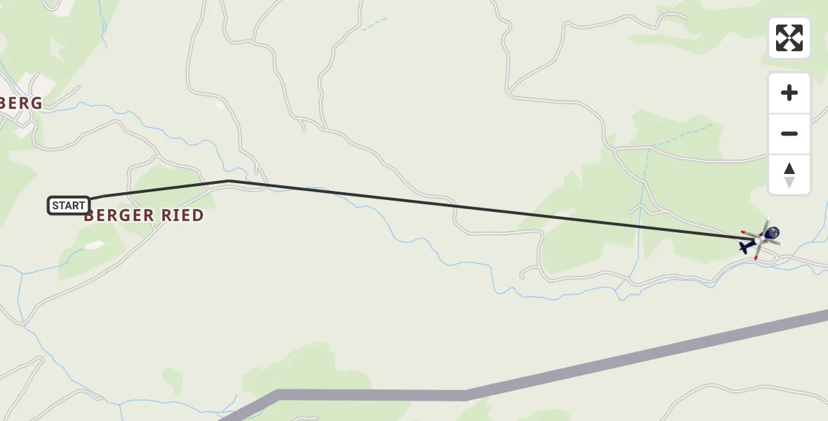 Flugroute Polizeihubschrauber Aschau i.Chiemgau - Aschau i.Chiemgau, 22 Mai 2026, 07:29