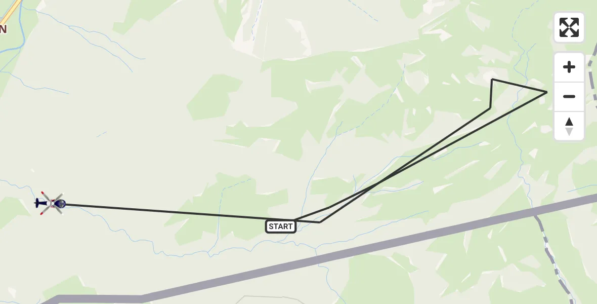 Flugroute Polizeihubschrauber Aschau i.Chiemgau - Aschau i.Chiemgau, 22 Mai 2026, 07:33