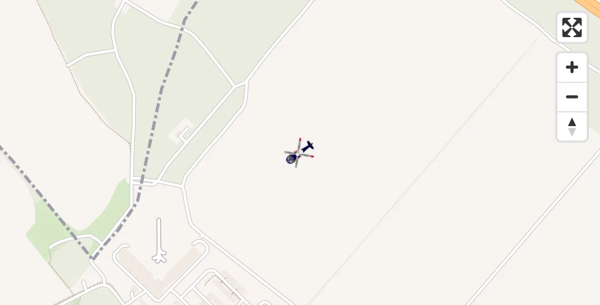 Flugroute Polizeihubschrauber Ahrensfelde Hubschrauberlandeplatz - Ahrensfelde Hubschrauberlandeplatz, 22 Mai 2026, 07:40