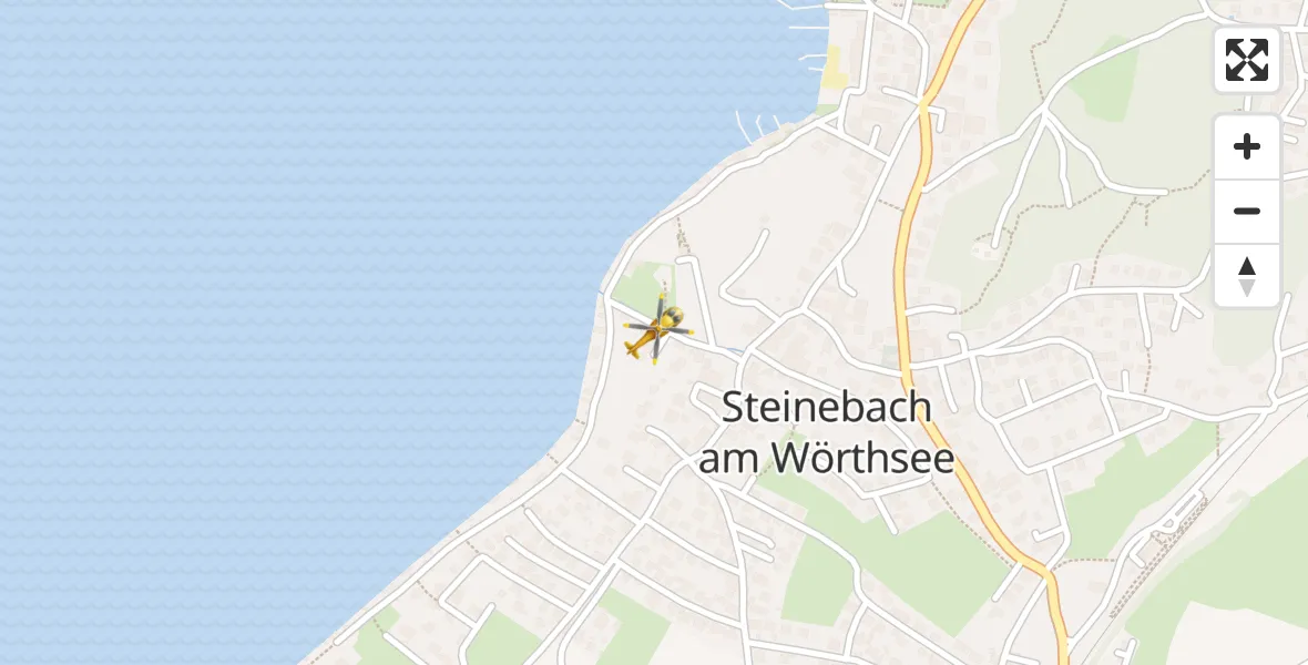 Flugroute Rettungshubschrauber Wörthsee - Wörthsee, 22 Mai 2026, 08:54