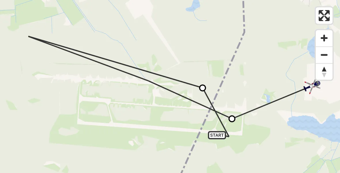 Flugroute Polizeihubschrauber Am Mellensee - Am Mellensee, 22 Mai 2026, 15:52