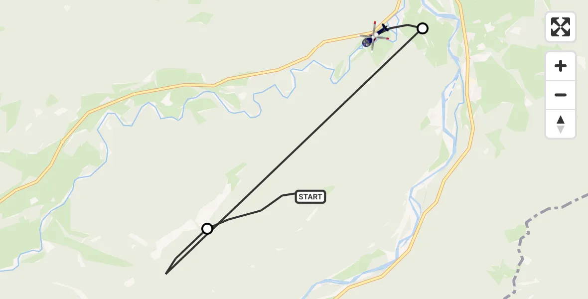 Flugroute Polizeihubschrauber Lenggries - Lenggries, 22 Mai 2026, 16:24