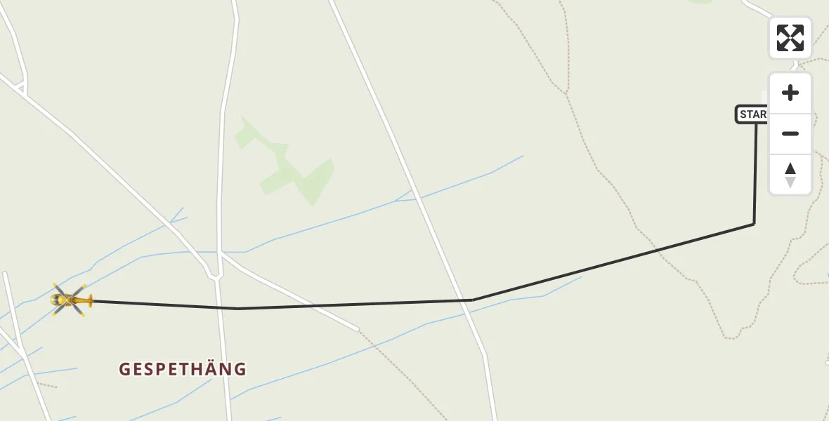 Flugroute Rettungshubschrauber Lindberg - Lindberg, 23 Mai 2026, 11:19