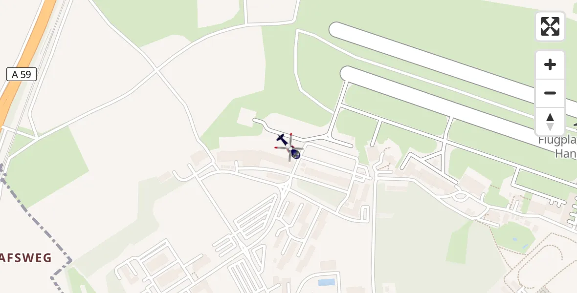 Flugroute Polizeihubschrauber Sankt Augustin - Sankt Augustin, 23 Mai 2026, 15:07
