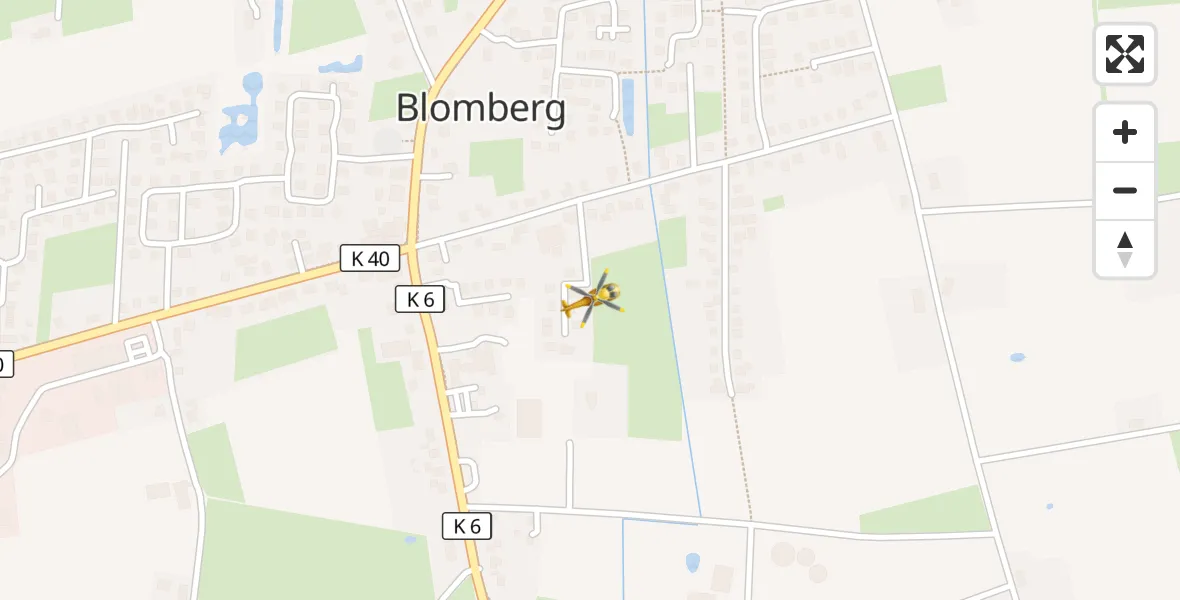 Flugroute Rettungshubschrauber Blomberg - Blomberg, 23 Mai 2026, 15:19