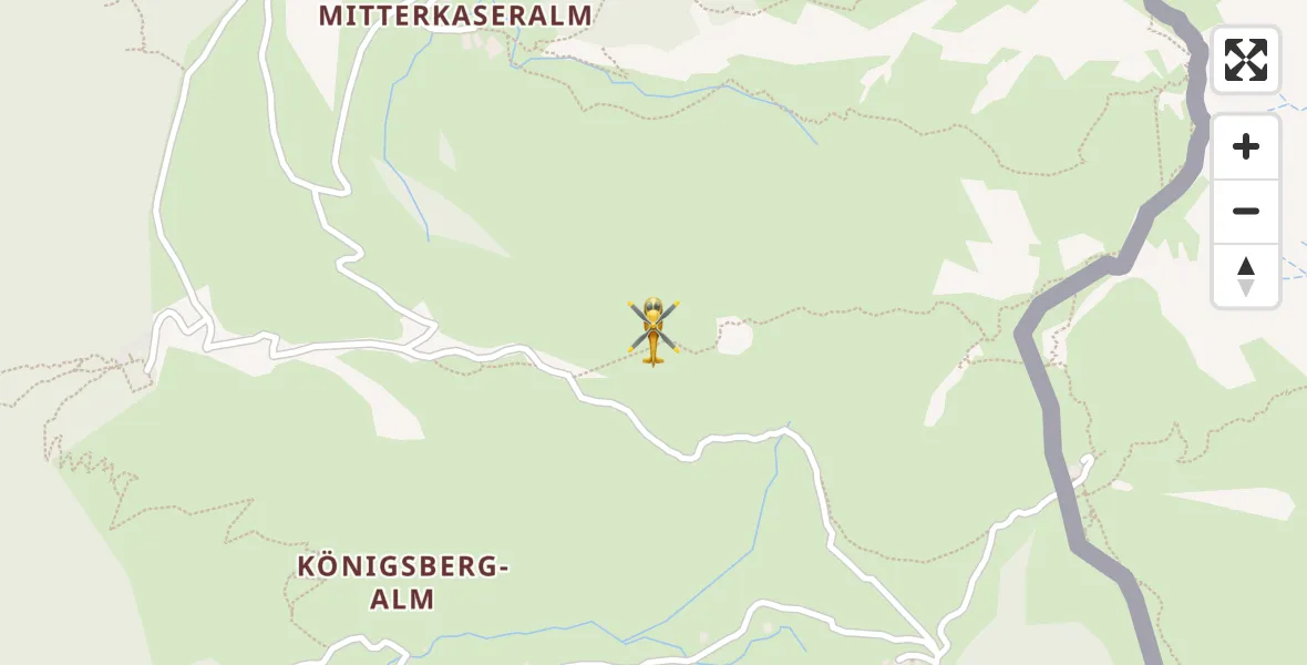 Flugroute Rettungshubschrauber Schönau a.Königssee - Schönau a.Königssee, 24 Mai 2026, 11:48