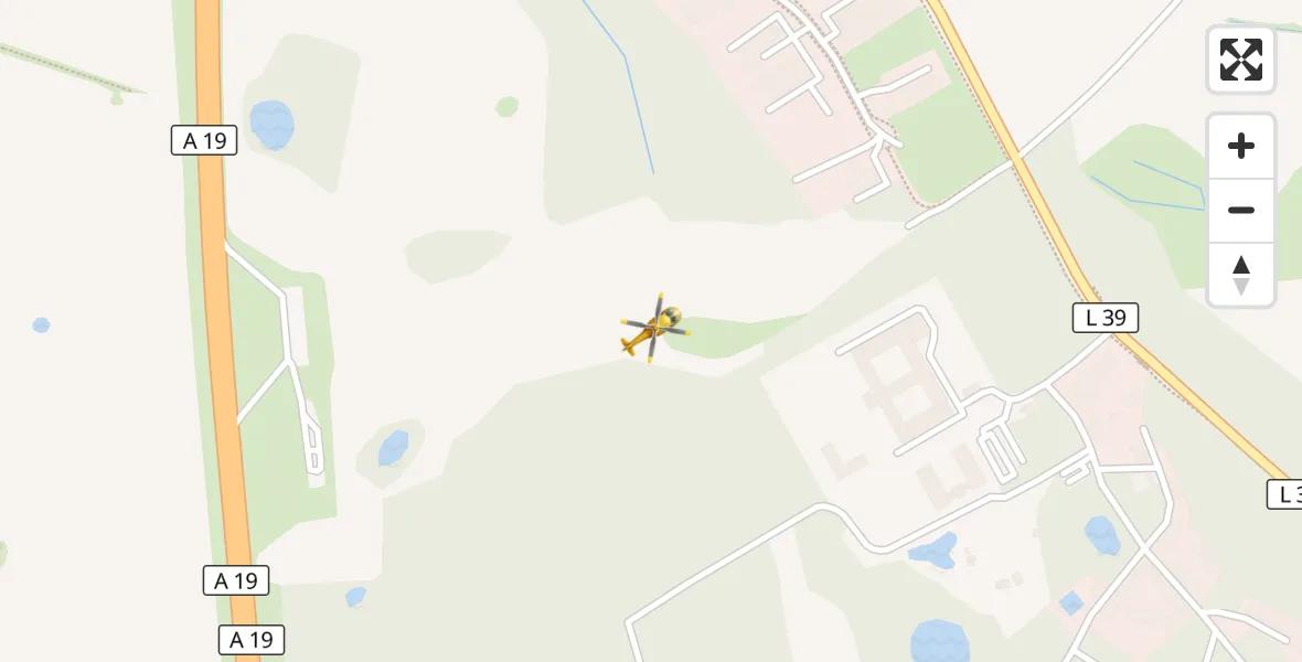 Flugroute Ambulanzhubschrauber Dummerstorf - Dummerstorf, 24 Mai 2026, 19:47