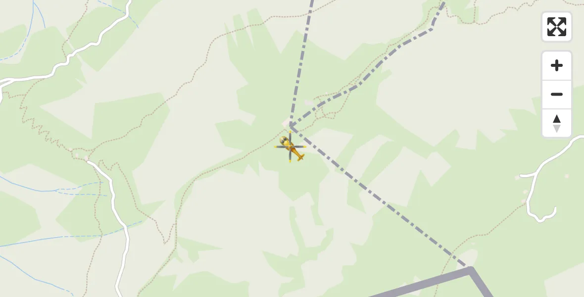 Flugroute Rettungshubschrauber Samerberg - Samerberg, 25 Mai 2026, 11:45