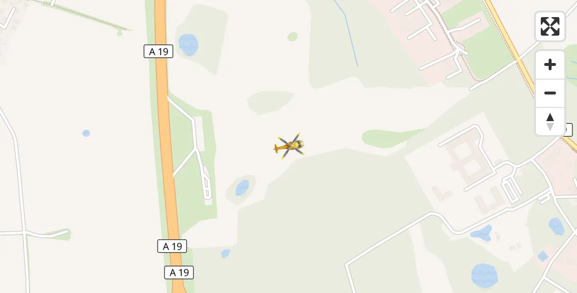Flugroute Ambulanzhubschrauber Dummerstorf - Dummerstorf, 25 Mai 2026, 12:01