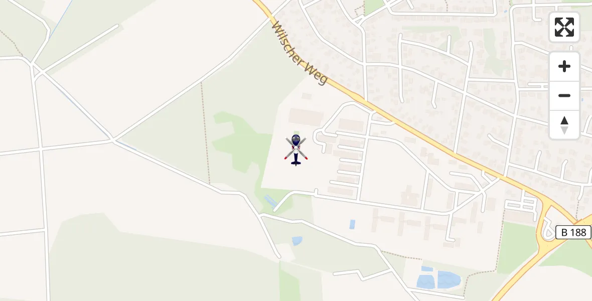Flugroute Polizeihubschrauber Gifhorn Bundespolizei Hubschrauberlandeplatz - Gifhorn Bundespolizei Hubschrauberlandeplatz, 25 Mai 2026, 16:18
