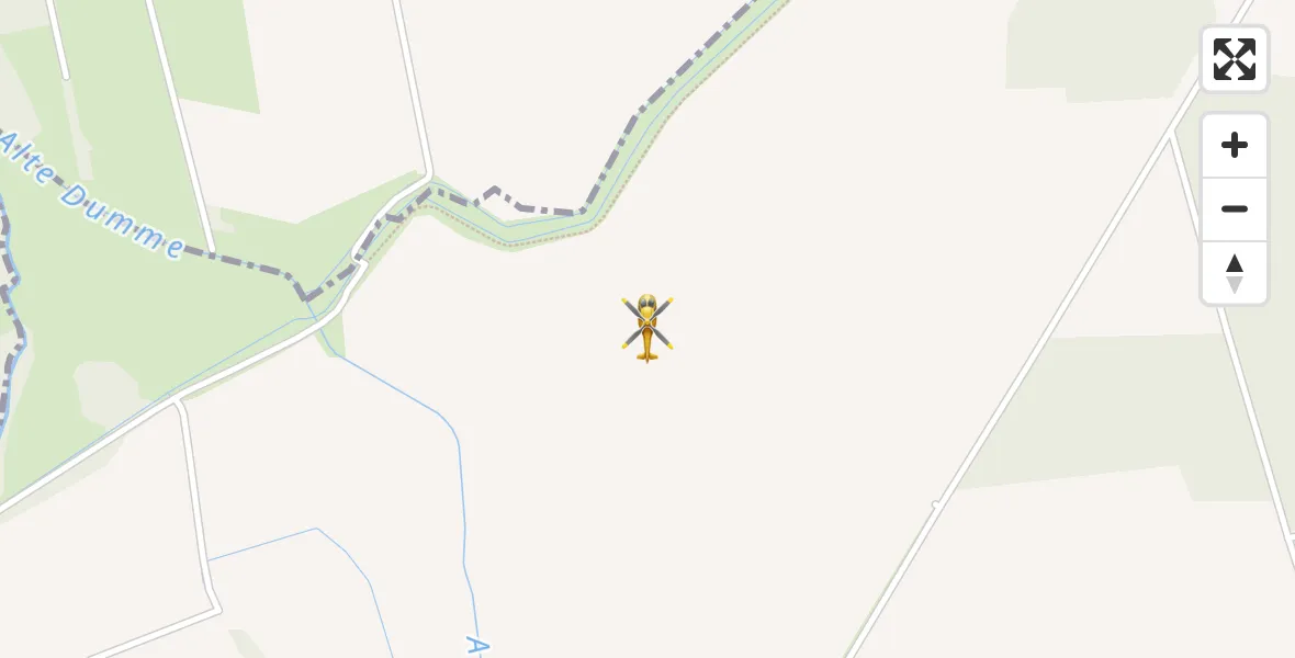 Flugroute Rettungshubschrauber Salzwedel - Salzwedel, 25 Mai 2026, 18:14