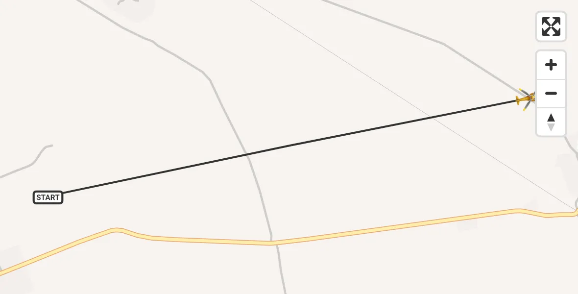 Flugroute Rettungshubschrauber Pritzwalk - Pritzwalk, 26 Mai 2026, 07:05