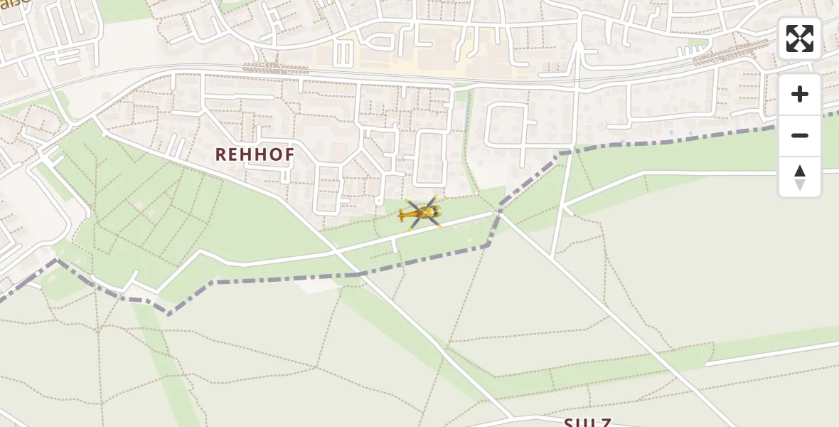 Flugroute Ambulanzhubschrauber Nürnberg - Nürnberg, 27 Mai 2026, 10:32