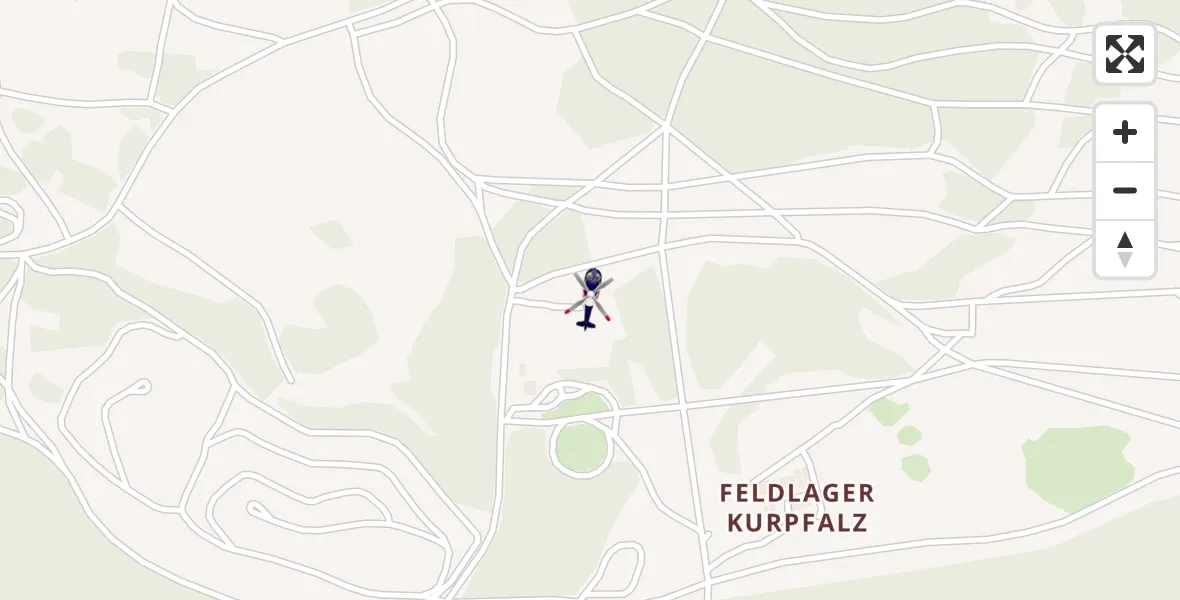 Flugroute Polizeihubschrauber Baumholder - Baumholder, 27 Mai 2026, 12:34