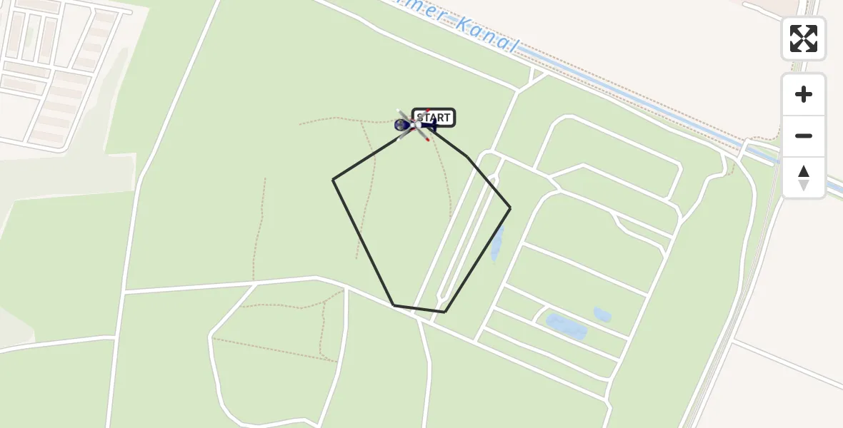 Flugroute Polizeihubschrauber Garching b.München - Garching b.München, 27 Mai 2026, 15:18