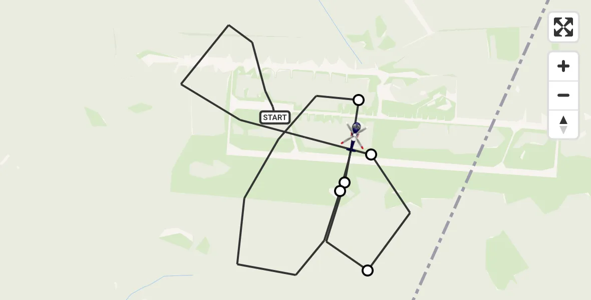 Flugroute Polizeihubschrauber Nuthe-Urstromtal - Sperenberg Militärflugplatz, 27 Mai 2026, 21:44